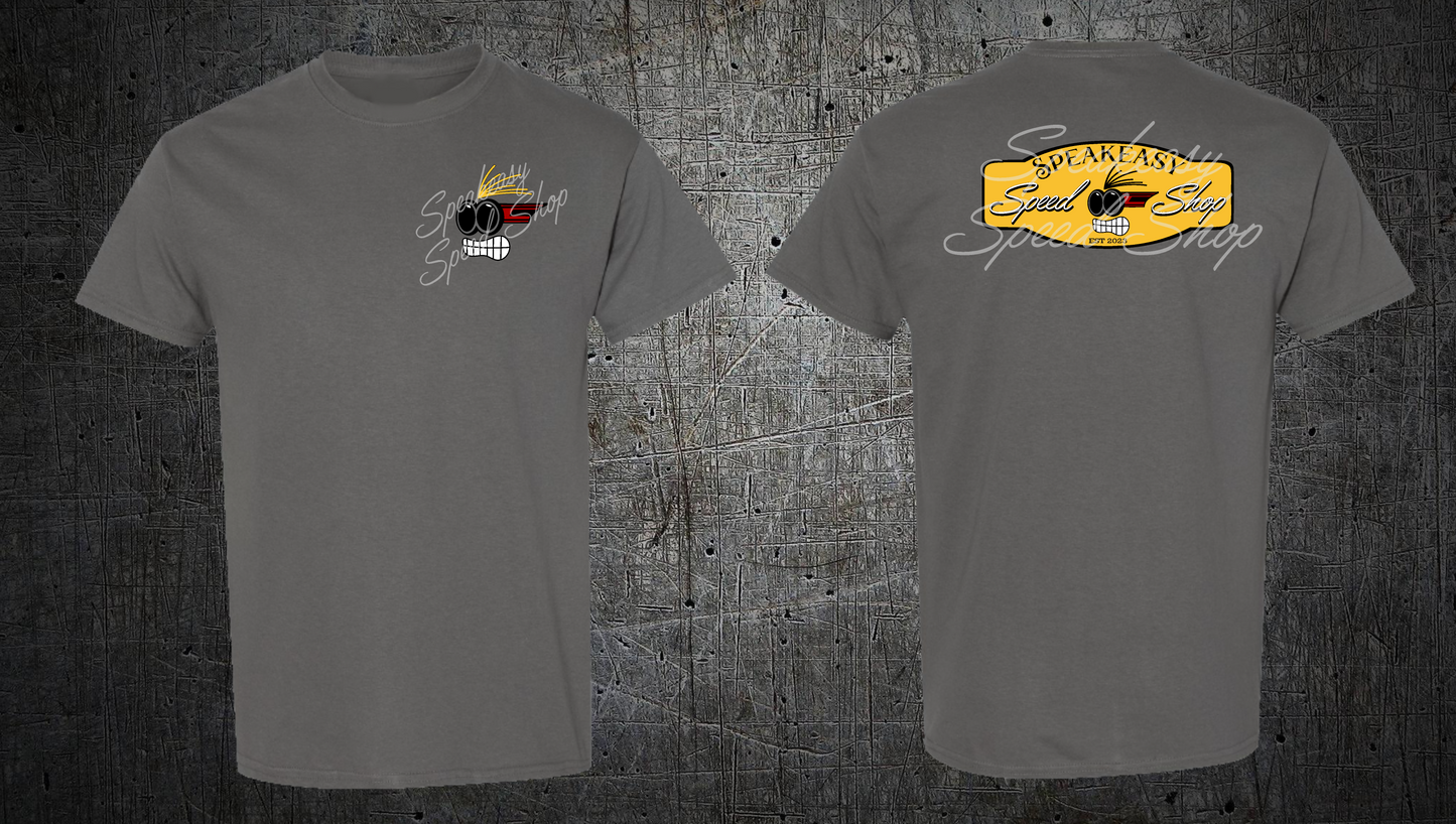 Speakeasy T-Shirt Charcoal Grey