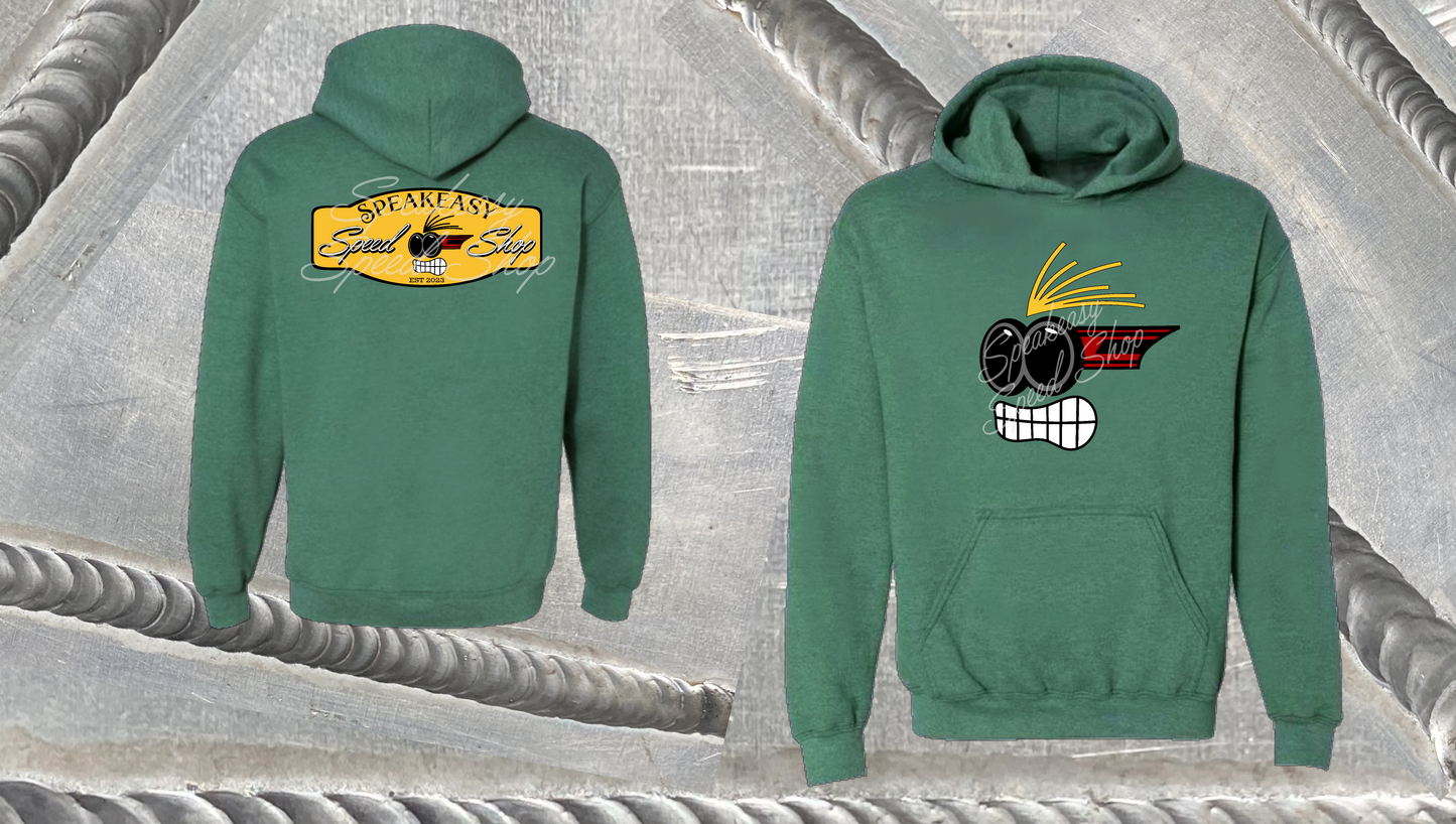 Speedy Hoodie Faded Green